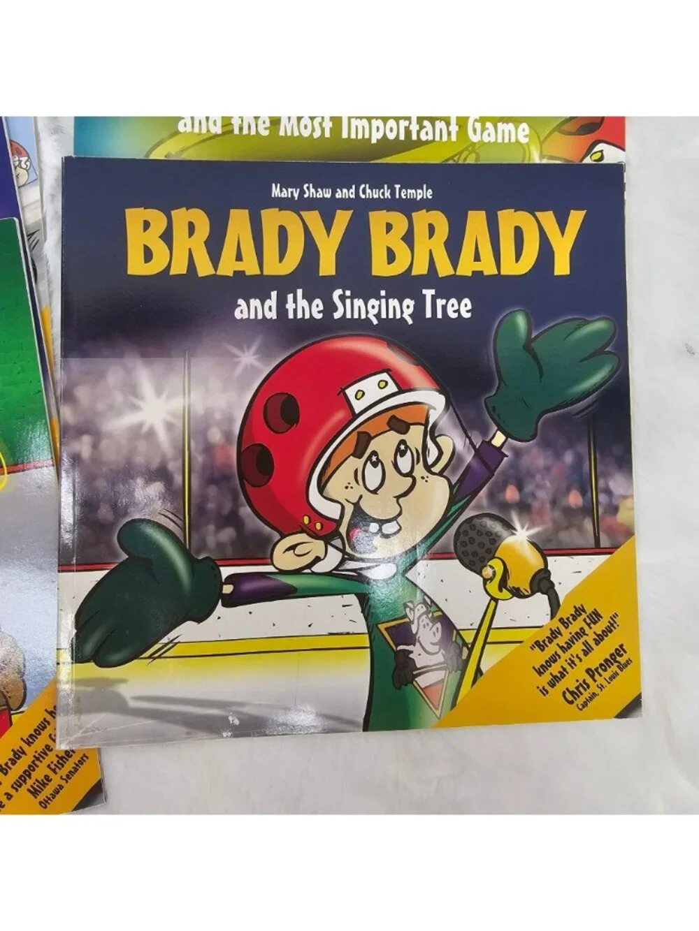 Brady Brady Illustrated Childrens Hockey Book Set By Mary Shaw - Lot Of 7 Titles